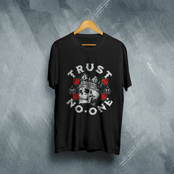 Camiseta Plus Size Vivax - Trust no One