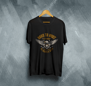Camiseta Plus Size Vivax - Born to Hunt