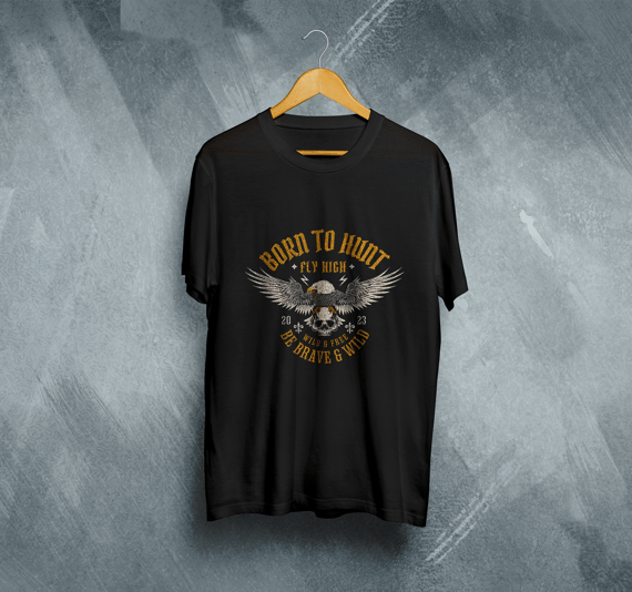 Camiseta Plus Size Vivax - Born to Hunt