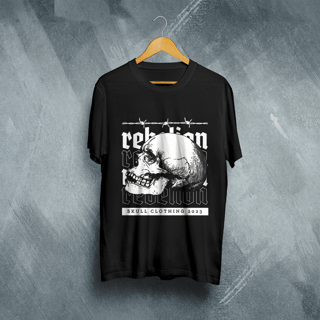 Camiseta Plus Size Vivax - Rebellion Skul