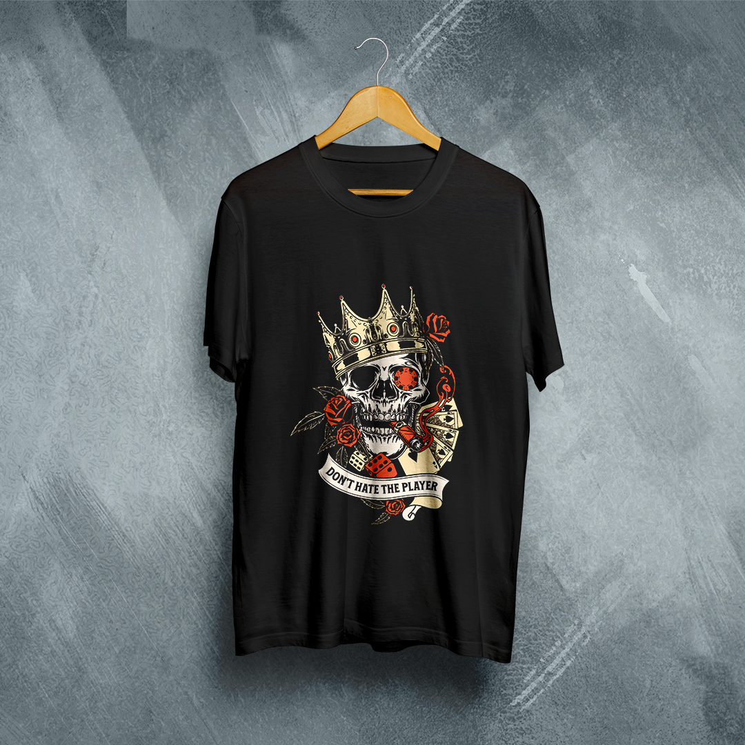 Camiseta Plus Size Vivax - Don't Hate the Player