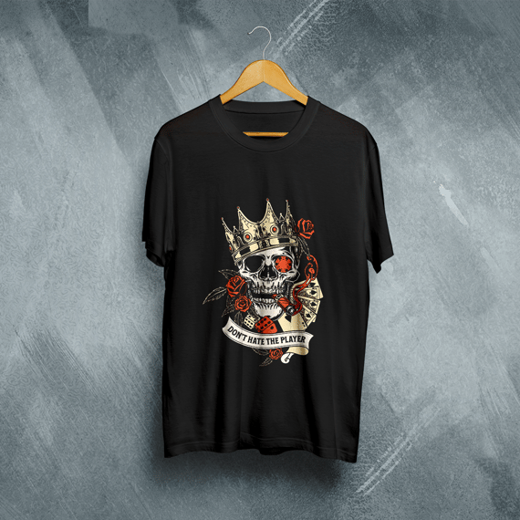 Camiseta Plus Size Vivax - Don't Hate the Player