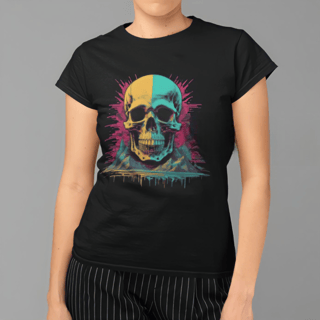 Nome do produto Camiseta 3 Cores T-Shirt Classic Estampada Ilha da Caveira por I.A