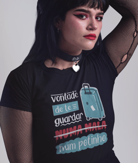 Nome do produto Baby Long Te Guardar Num Potinho - Preta / Azul