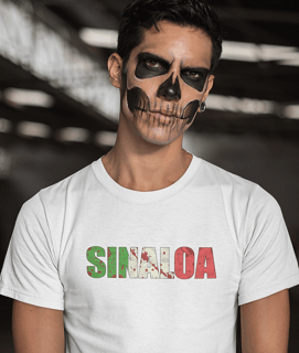 Nome do produto Camiseta Sinaloa - Branca