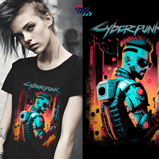 Camiseta Baby Long CyberPunk one