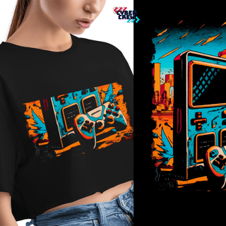 Nome do produto Cropped Cyber Game