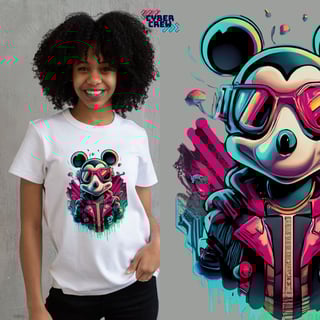 Nome do produto Camiseta Baby Long Quality Cyber Mouse