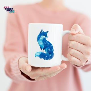 Nome do produto Caneca Raposa Azul