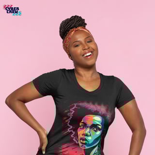 Nome do produto Camiseta woman afro