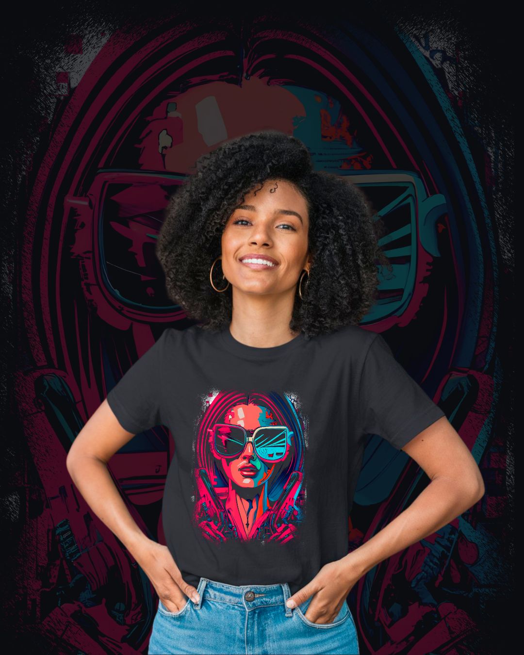 Camiseta cyber glass