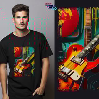 Nome do produto Camiseta Cyber Guitarra