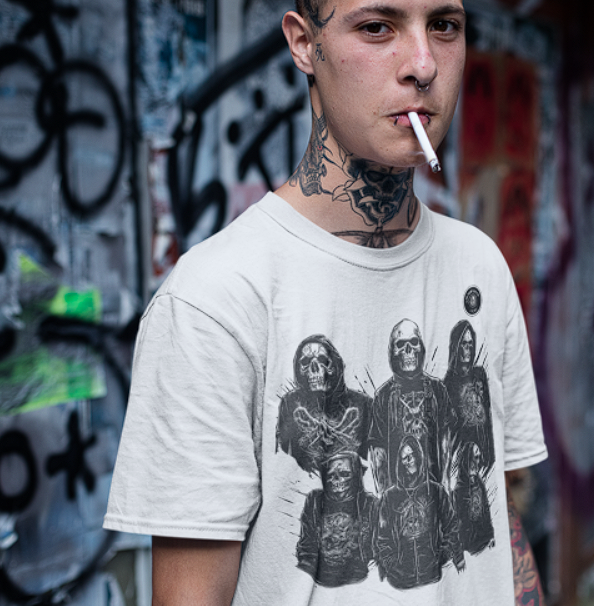 Nome do produto: Camisa Masculina Headbanger