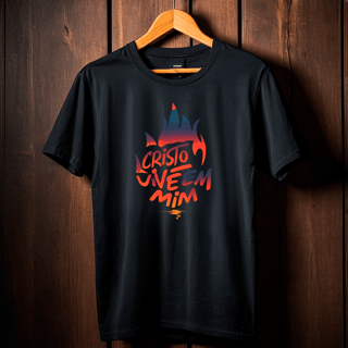 Camiseta Masculina - Cristo Vive em mim - prime