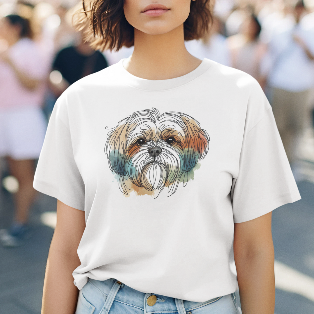 Nome do produto: Shih tzu Aquarela