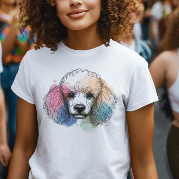 Babylook Poodle Aquarela