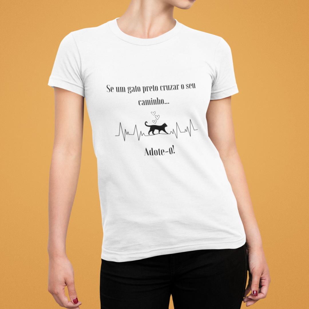 Nome do produto: Se um gato cruzar o seu caminho - Branca