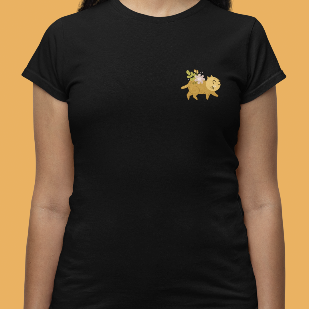 Nome do produto: Babylook Gato Amarelo