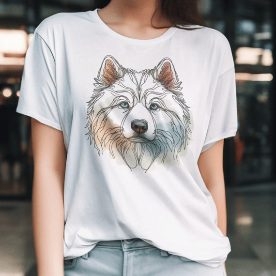Husky Siberiano Branco