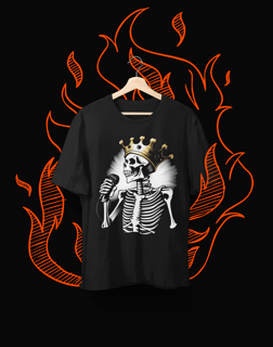 Nome do produto Camiseta Estampa Roqueiro King 