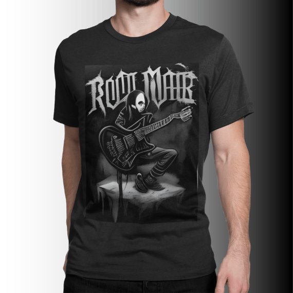 Camiseta Estampa Guitarrista fantasma