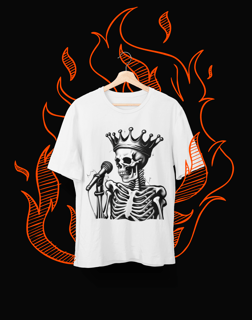 Nome do produto Camiseta Estampa Roqueiro King 