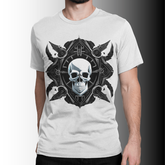 Camiseta Estampa Caveira da Morte 