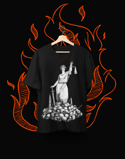 Nome do produto Camiseta Estampa Justiceira 