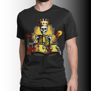 Nome do produto Camiseta Estampa Baterista King