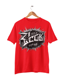 Nome do produto Camiseta Estampada Ícone do ROCK