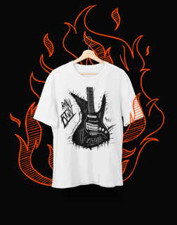 Nome do produto Camiseta Estampa Guitarra Grafite