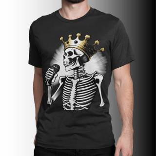 Nome do produto Camiseta Estampa Roqueiro King 