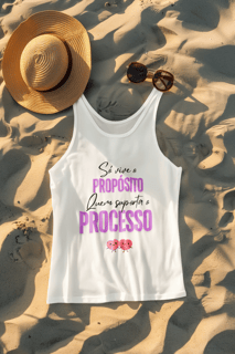 Nome do produto Regata em Dryfit UV Propósito e processo