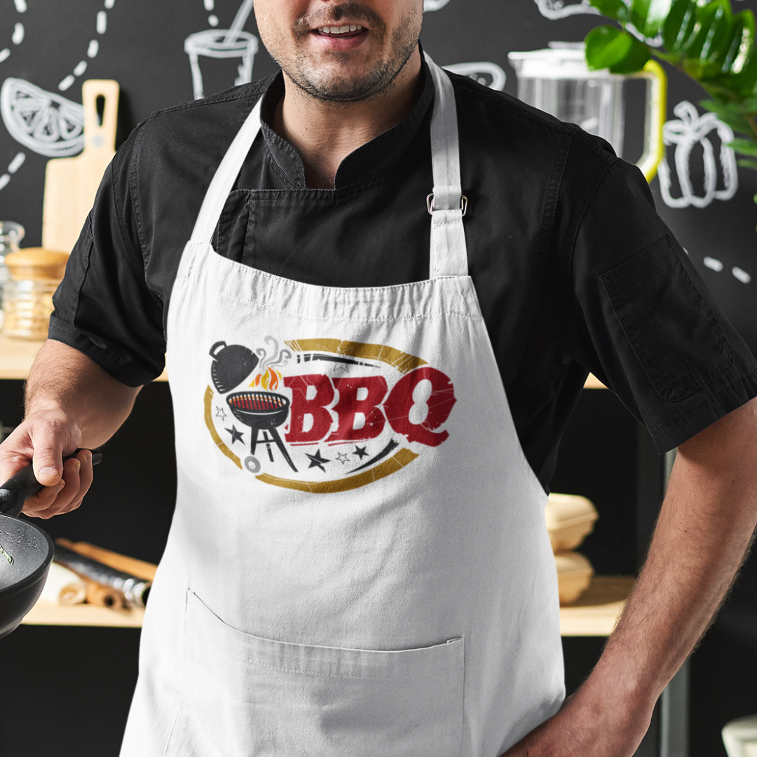 Nome do produto: Avental Barbecue - Branco