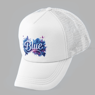 Nome do produto Boné Americano com tela (TRUCKER) - BLUE