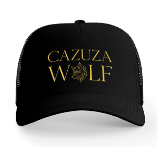 Nome do produto Boné Americano com tela (TRUCKER) - CAZUZAWOLF GOLD