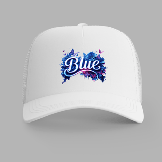 Nome do produto Boné Americano com tela (TRUCKER) - BLUE