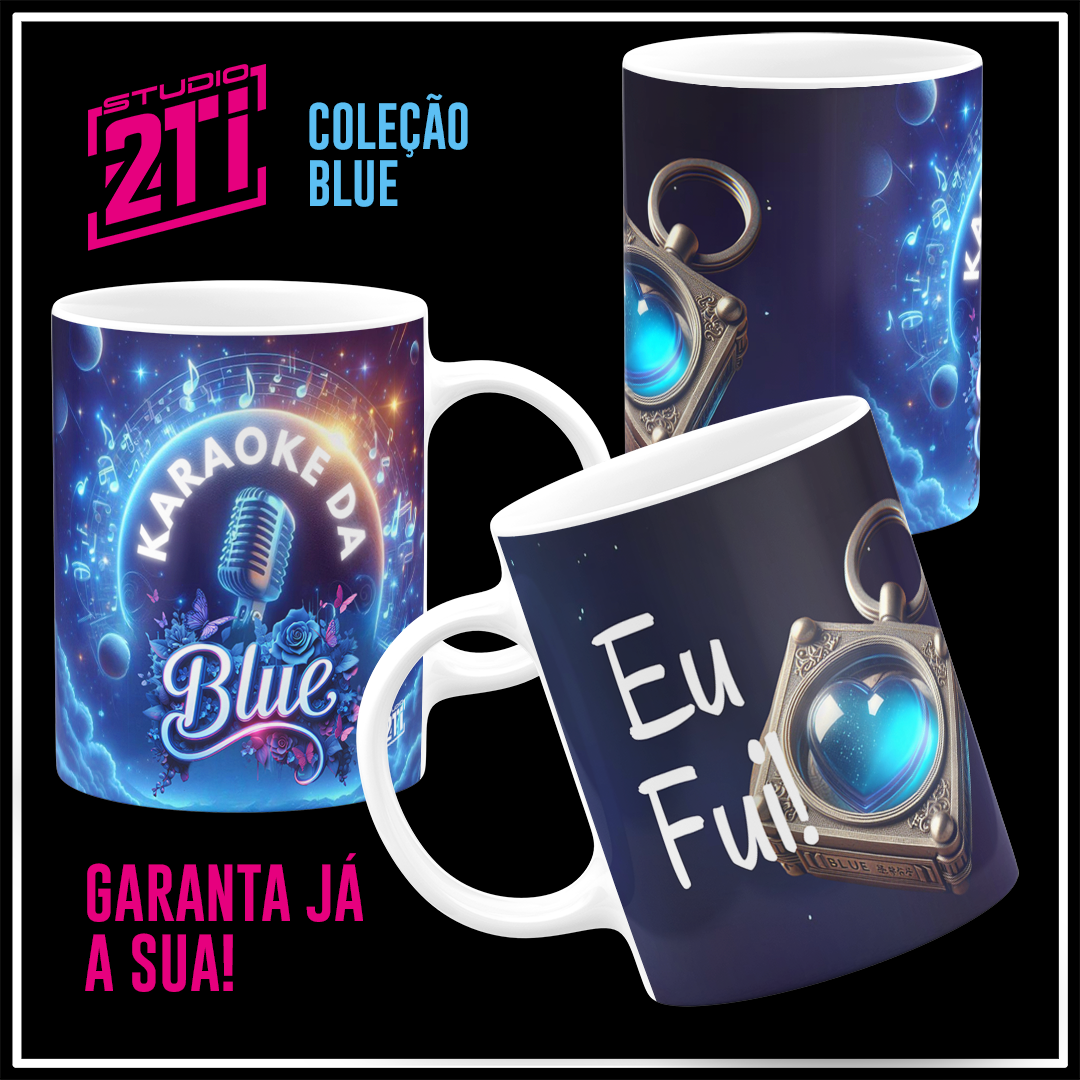Nome do produto: Caneca Karaoke da Blue