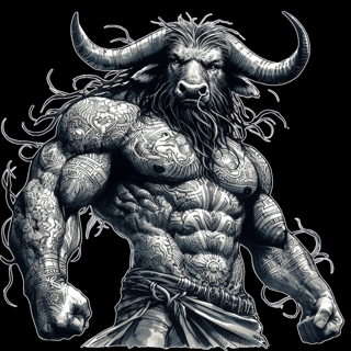 Nome do produto Minotauro Tatuado