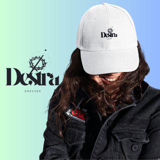 Nome do produto Destra - Boné americano branco