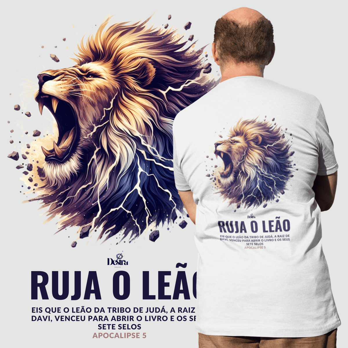 Nome do produto: Destra - Ruja o Leão
