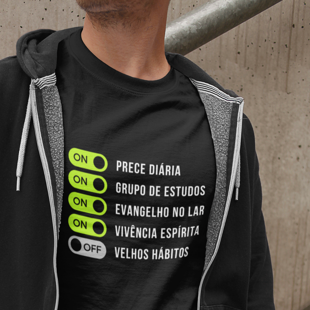 Nome do produto: Camiseta Espírita Ser Espírita