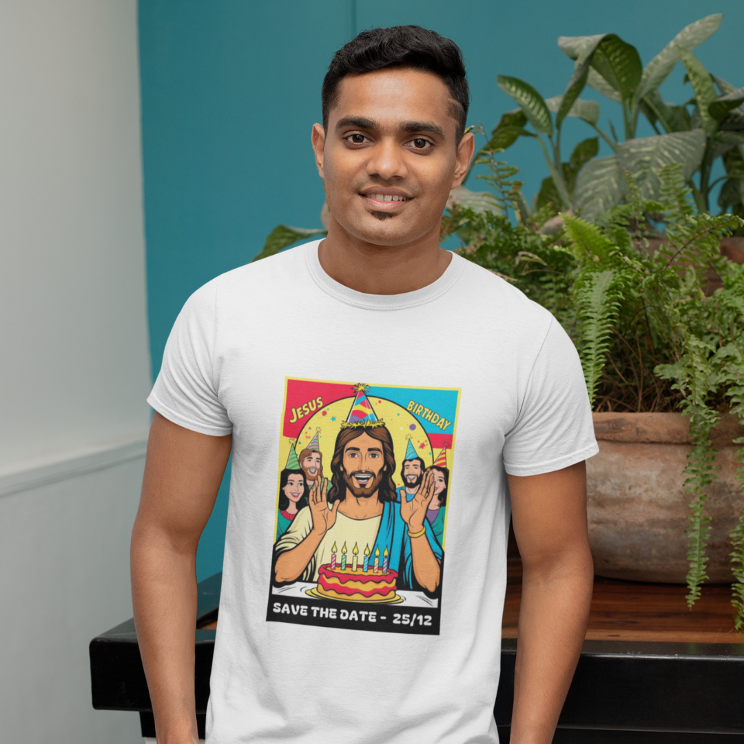 Nome do produto: Camiseta Aniversário de Jesus