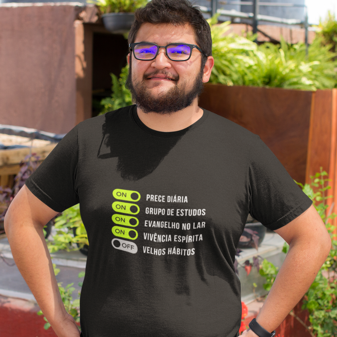 Nome do produto: Camiseta Espírita Ser Espírita