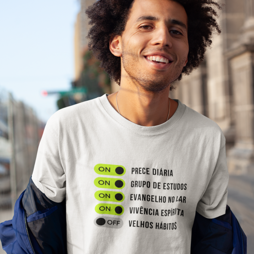 Nome do produto: Camiseta Espírita Ser Espírita