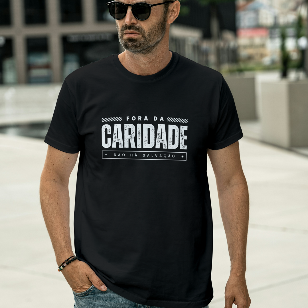 Nome do produto: Camiseta Espírita Caridade