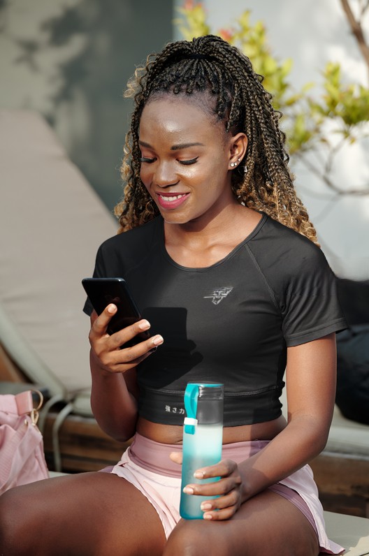 Nome do produto: Cropped de Treino Logo Kaizen