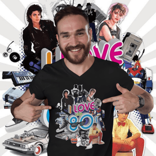 Nome do produto Camisetas I Love The 80