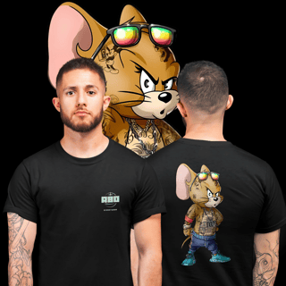 Nome do produto Camisetas Jerry Tatuado Frente Costas