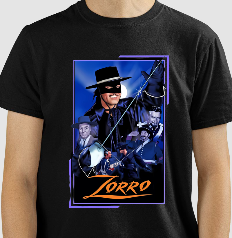 Nome do produto: Camisetas Zorro